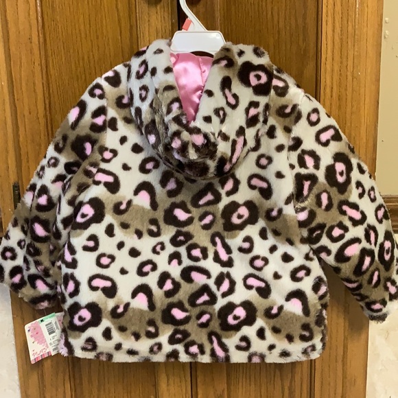 NWT (4T) Toddler girls Reversible fur jacket! - Picture 5 of 7